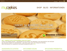 Tablet Screenshot of my-cookies.com